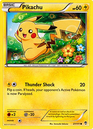 Pokémon – Pikachu (27/111) – XY Furious Fists : Amazon.com.br